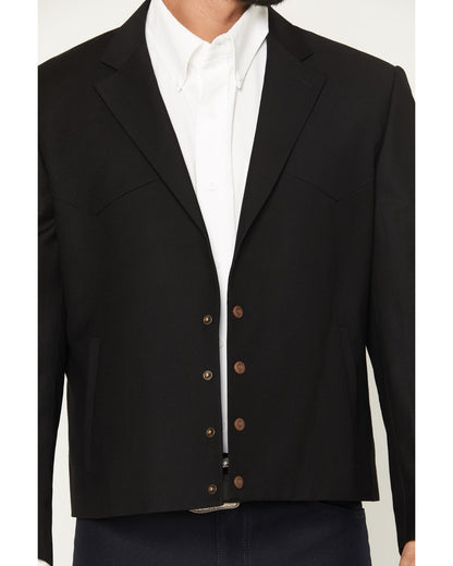 Black 1978® Men's Solid Snap Cropped Sportcoat | Cody James Clothing|Sale