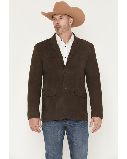 Men's Genuine Suede Leather Blazer | Cody James Clothing|Sale
