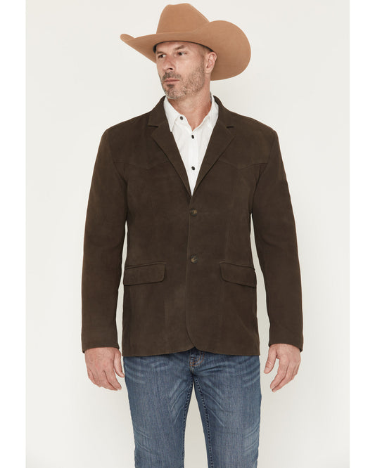 Men's Genuine Suede Leather Blazer | Cody James Clothing|Sale