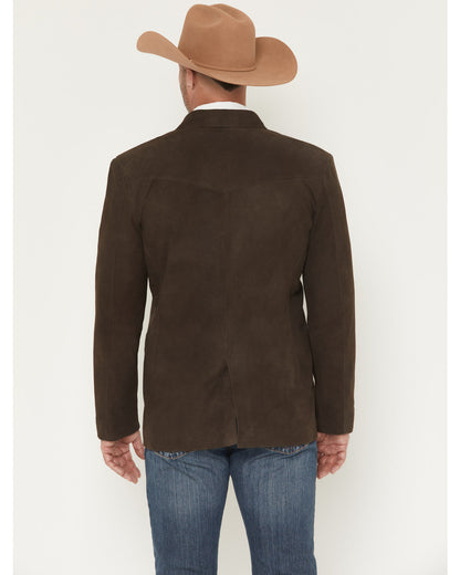 Men's Genuine Suede Leather Blazer | Cody James Clothing|Sale