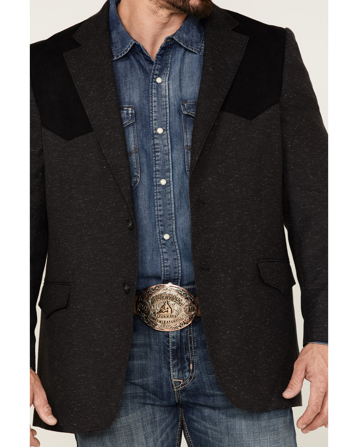 Men's Waco Contrast Yolk Button Down Western Sportcoat | Cody James Clothing