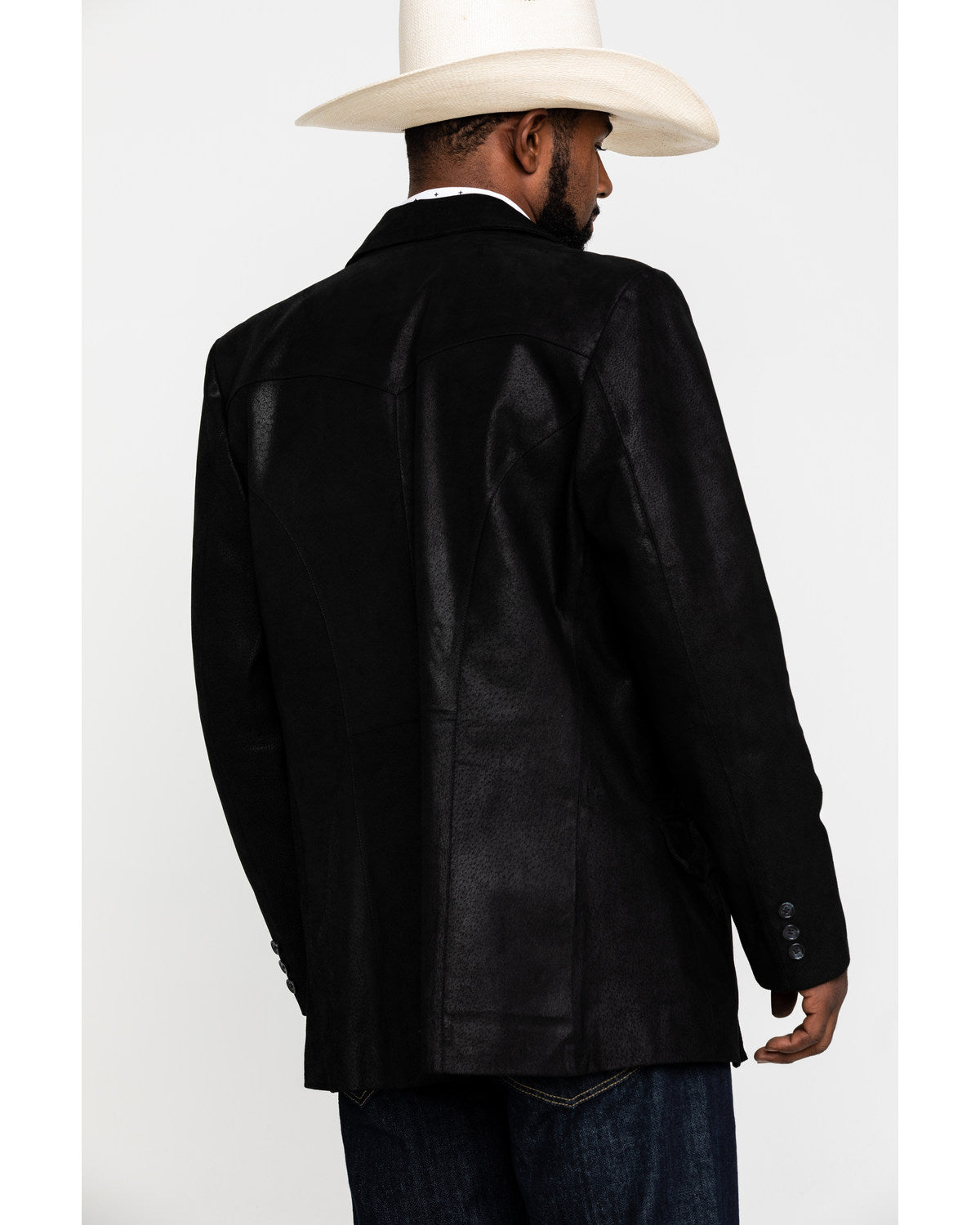 Men's Black Suede Blazer Jacket | Cody James Clothing
