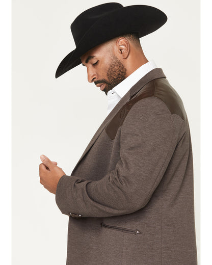 Men's Knoxville Faux Leather Western Yoke Sportcoat | Cody James Clothing