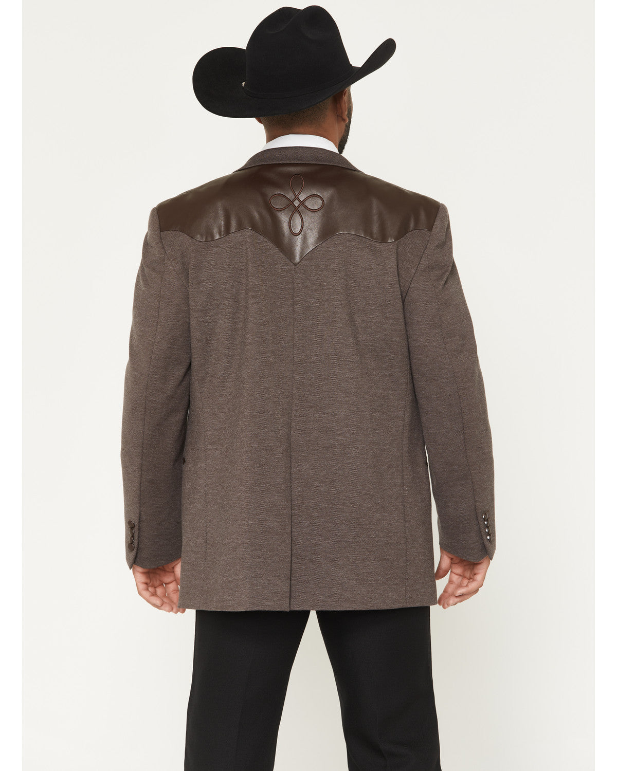 Men's Knoxville Faux Leather Western Yoke Sportcoat | Cody James Clothing