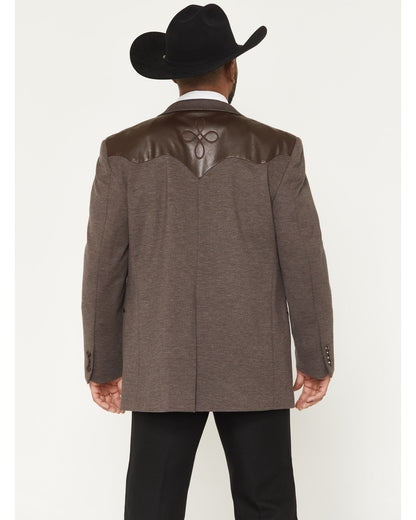 Men's Knoxville Faux Leather Western Yoke Sportcoat | Cody James Clothing