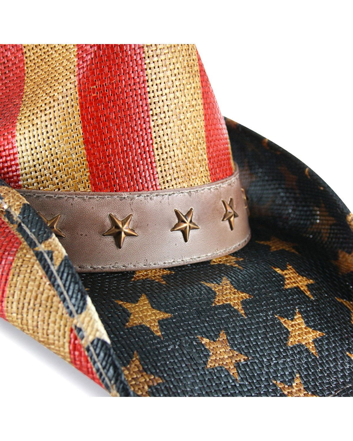 Justice American Flag Drifter Straw Cowboy Hat | Cody James Hats