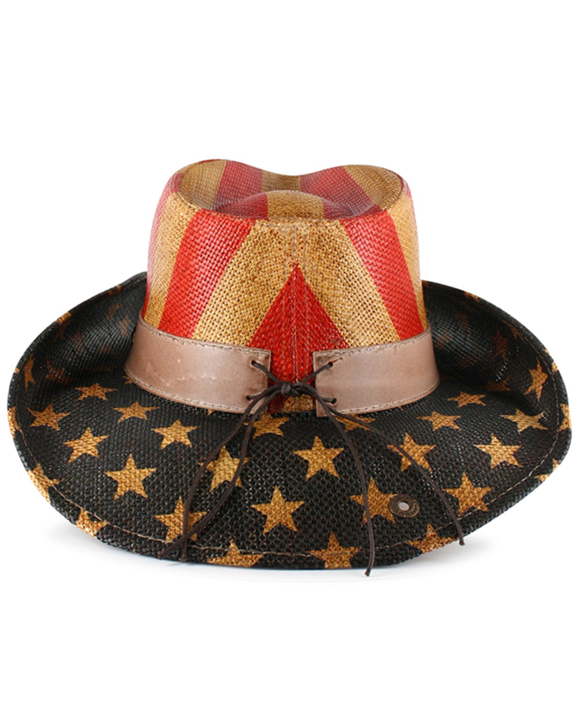 Justice American Flag Drifter Straw Cowboy Hat | Cody James Hats