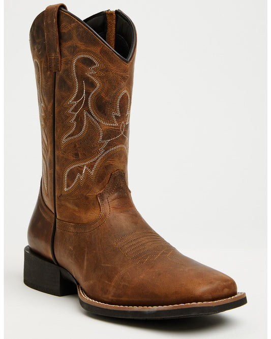 Men's Ace Zip Performance Western Boots - Broad Square Toe | Cody James Boots