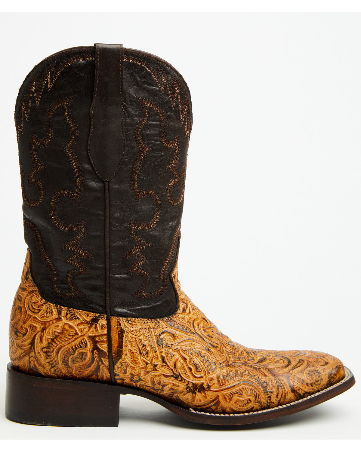 Men's Solridge Western Boots - Broad Square Toe | Cody James Boots