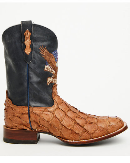 Men's America 250 Freedom Exotic Pirarucu Western Boots - B | Cody James Boots