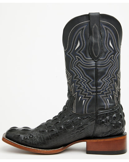 Men's Croc Print Badlands Western Boots - Broad Square Toe | Cody James Boots