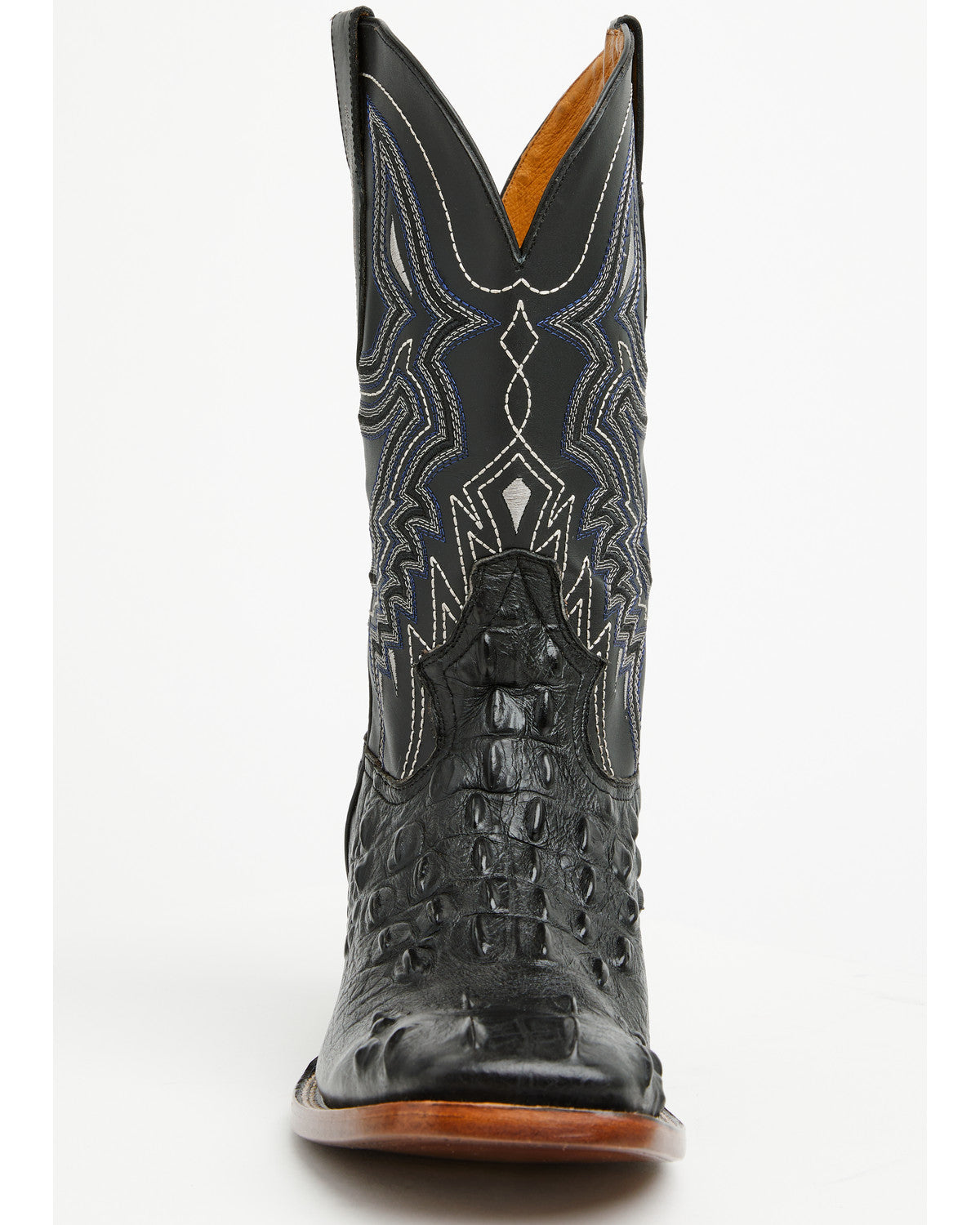Men's Croc Print Badlands Western Boots - Broad Square Toe | Cody James Boots