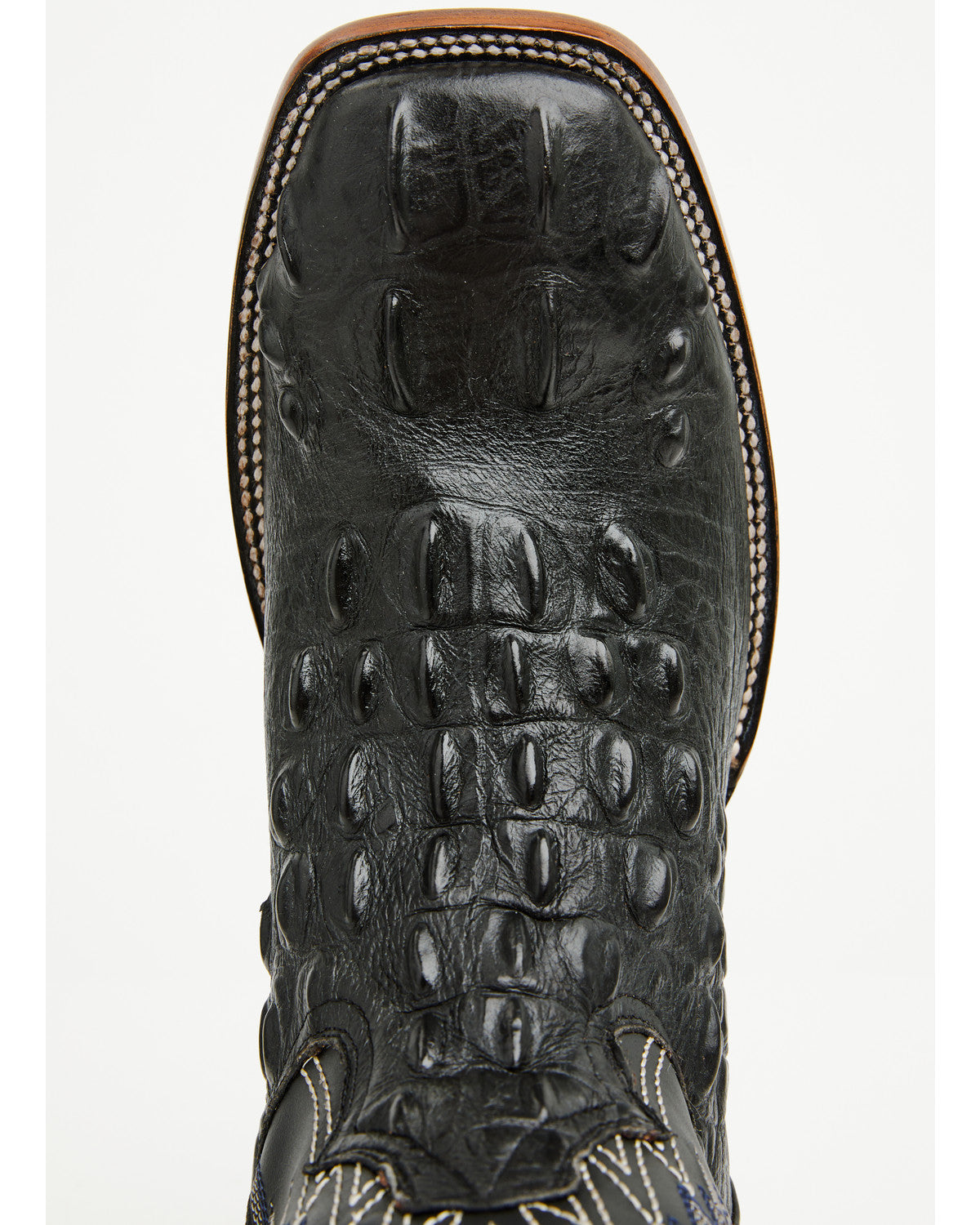Men's Croc Print Badlands Western Boots - Broad Square Toe | Cody James Boots