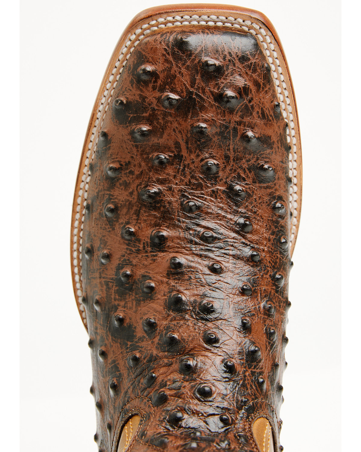 Men's Badlands Ostrich Print Western Boots - Broad Square T | Cody James Boots
