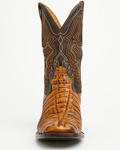Men's Badlands Caiman Print Western Boots - Broad Square To | Cody James Boots