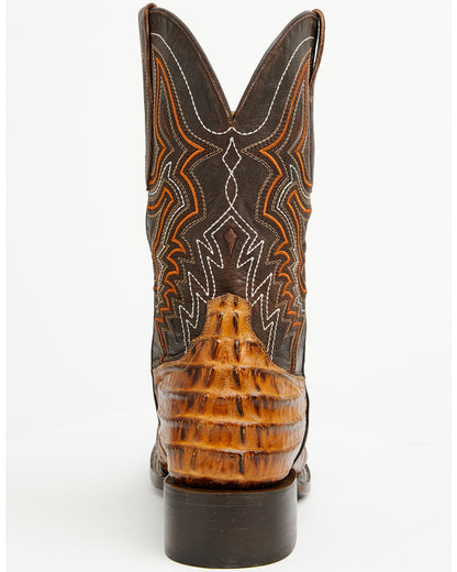 Men's Badlands Caiman Print Western Boots - Broad Square To | Cody James Boots