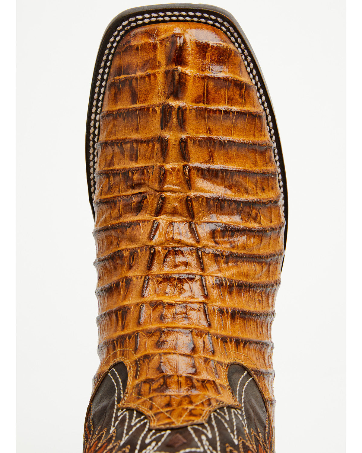 Men's Badlands Caiman Print Western Boots - Broad Square To | Cody James Boots