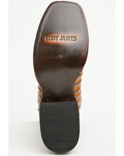 Men's Badlands Caiman Print Western Boots - Broad Square To | Cody James Boots