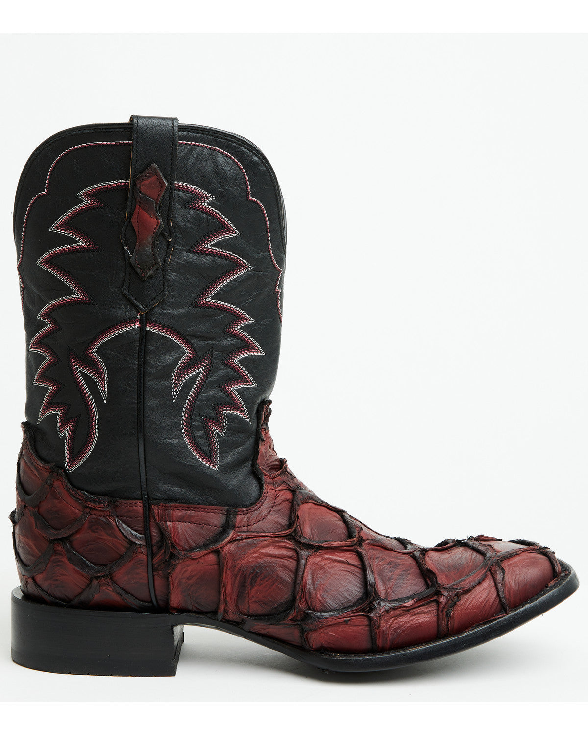 Men's Exotic Pirarucu Western Boots - Broad Square Toe | Cody James Boots