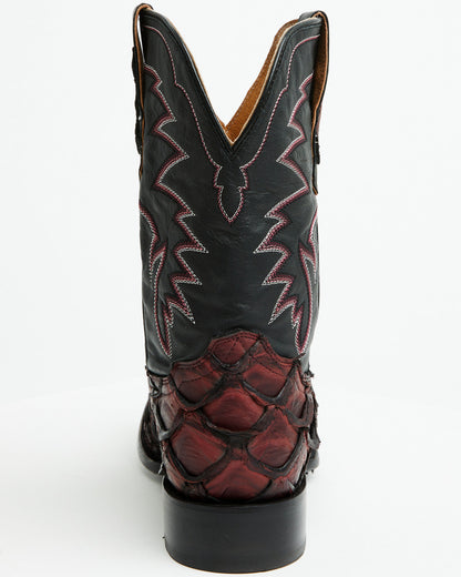 Men's Exotic Pirarucu Western Boots - Broad Square Toe | Cody James Boots