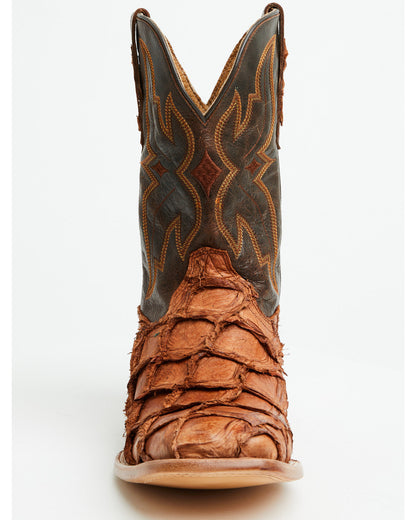 Men's Exotic Pirarucu Western Boots - Broad Square Toe | Cody James Boots