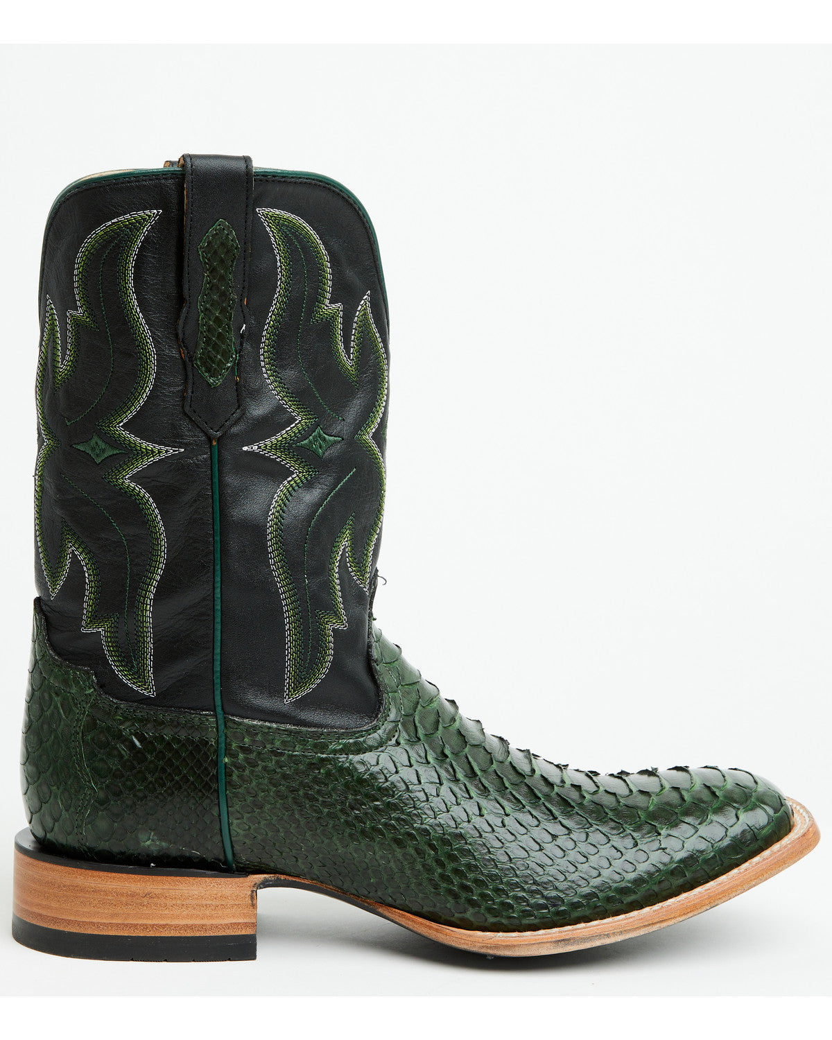 Men's Exotic Python Western Boots - Broad Square Toe | Cody James Boots