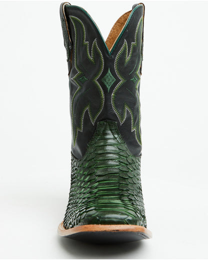 Men's Exotic Python Western Boots - Broad Square Toe | Cody James Boots