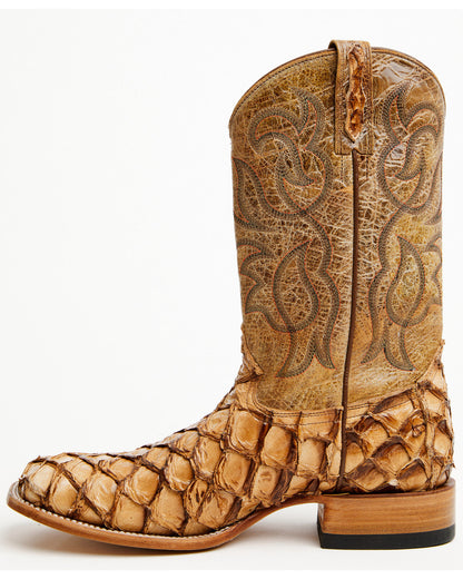 Men's Pirarucu Exotic Boots - Broad Square Toe | Cody James Boots|Accessories