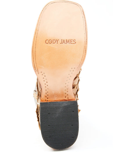 Men's Exotic Pirarucu Western Boots - Broad Square Toe | Cody James Boots