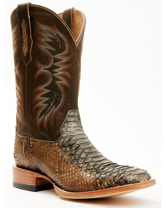 Men's Python Exotic Western Boots - Broad Square Toe | Cody James Boots