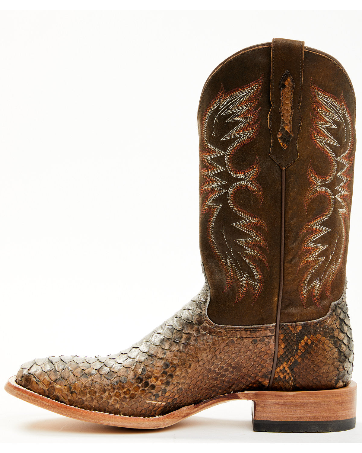 Men's Python Exotic Western Boots - Broad Square Toe | Cody James Boots