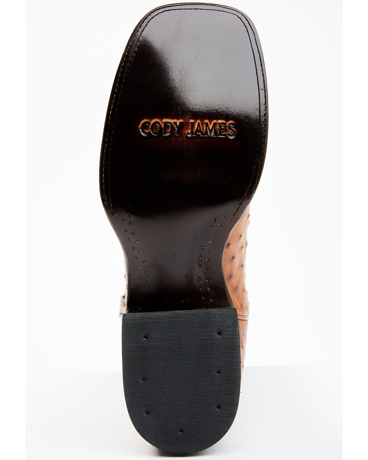 Men's Full Quill Cognac Ostrich Exotic Western Boots - Broa | Cody James Boots