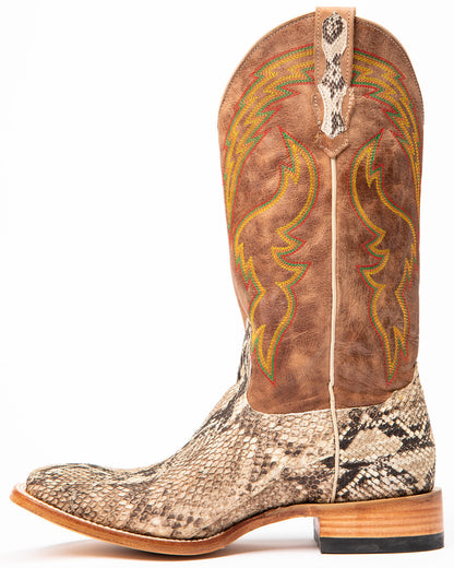 Men's Exotic Python Western Boots - Broad Square Toe | Cody James Boots