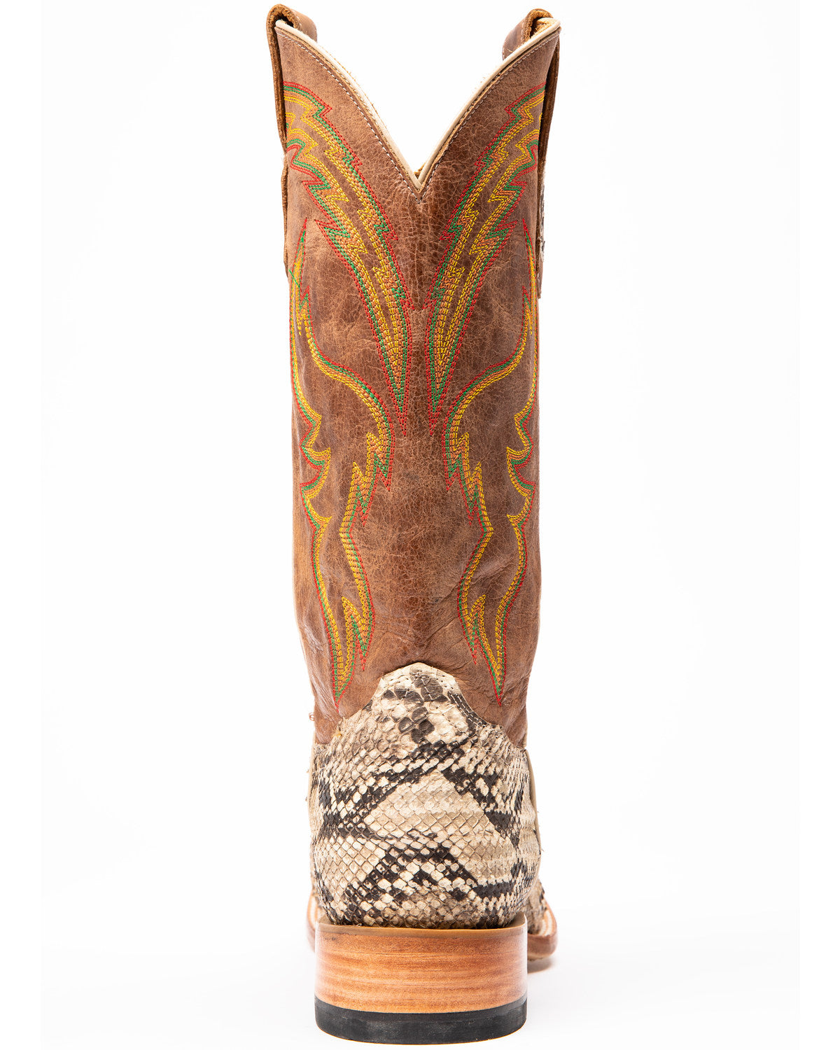 Men's Exotic Python Western Boots - Broad Square Toe | Cody James Boots