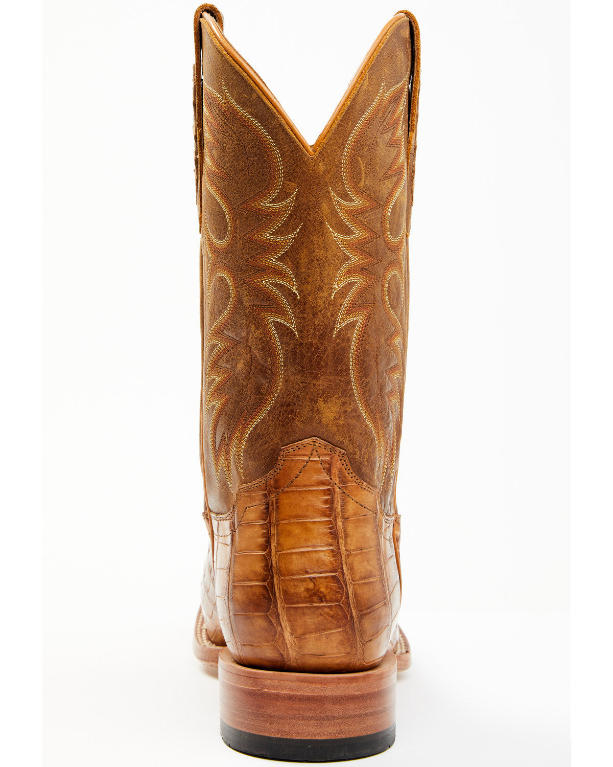 Men's Caiman Cognac 12" Exotic Western Boots - Broad Square | Cody James Boots