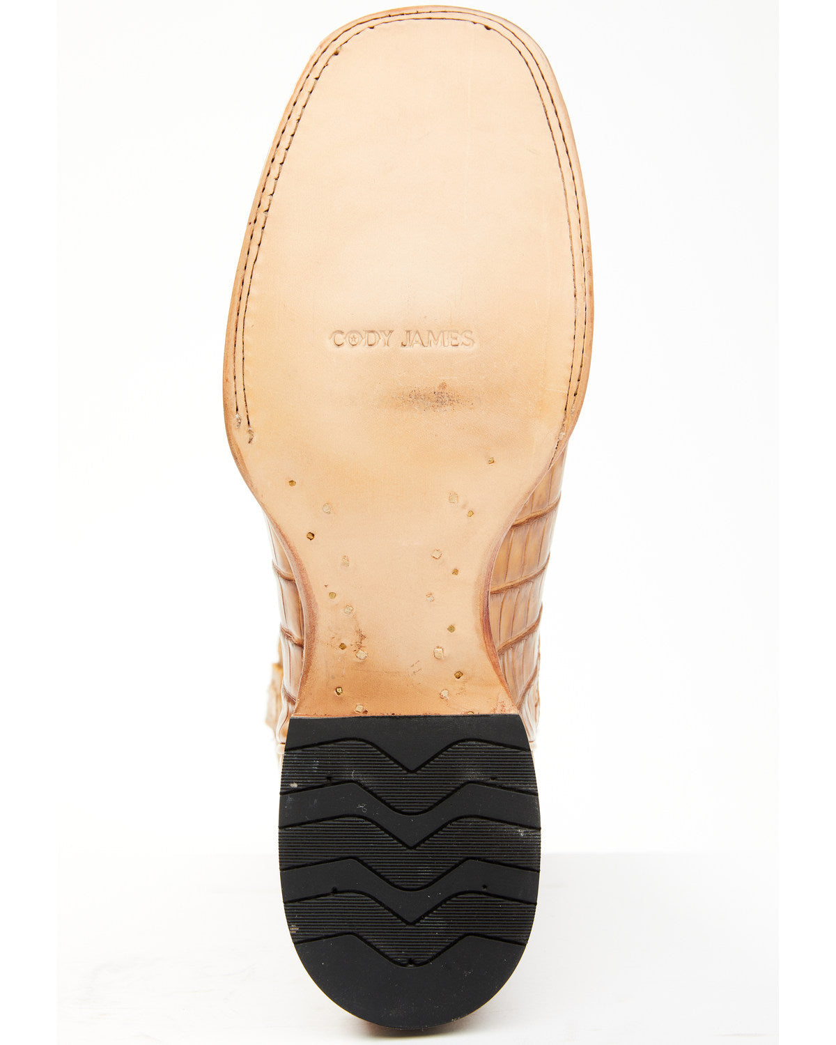 Men's Caiman Cognac 12" Exotic Western Boots - Broad Square | Cody James Boots