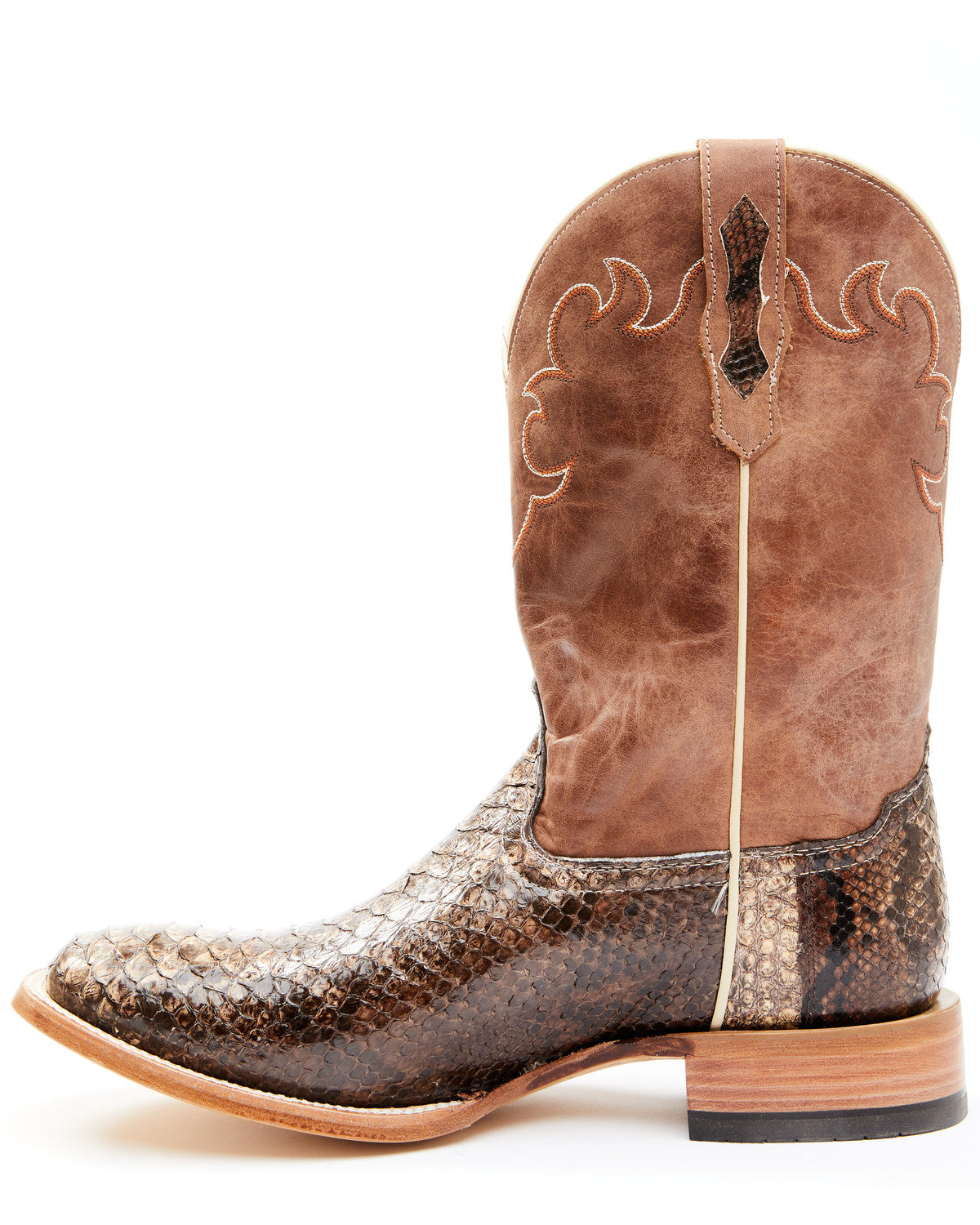 Men's Exotic Python Western Boots - Broad Square Toe | Cody James Boots