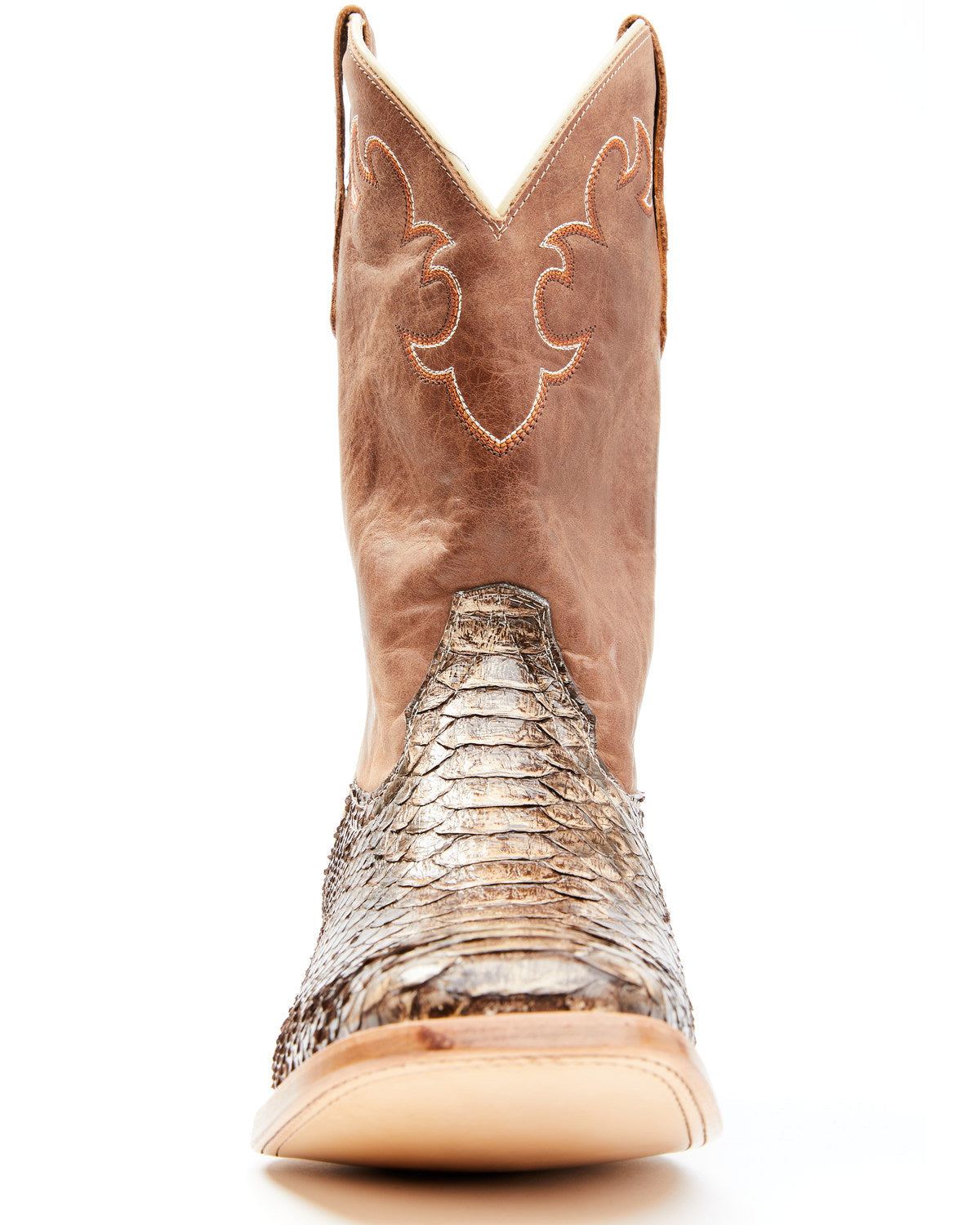 Men's Exotic Python Western Boots - Broad Square Toe | Cody James Boots