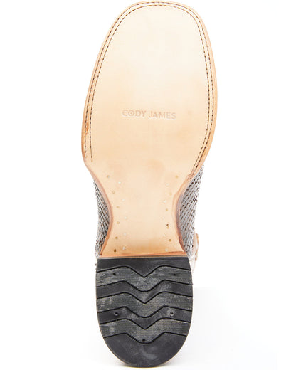 Men's Exotic Python Western Boots - Broad Square Toe | Cody James Boots