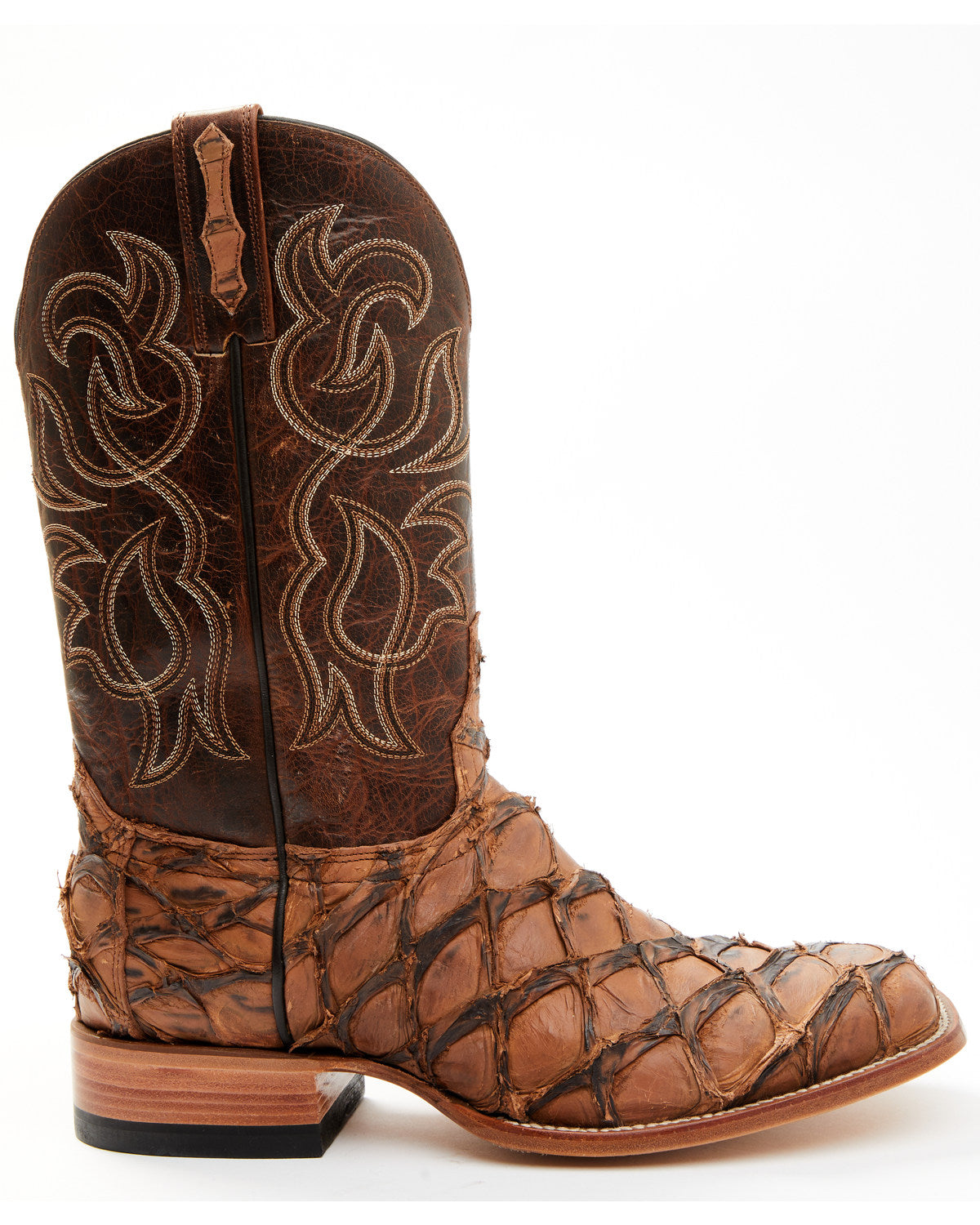 Men's Pirarucu Exotic Boots - Broad Square Toe | Cody James Boots|Accessories