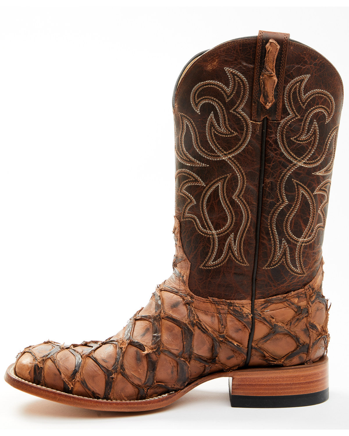 Men's Pirarucu Exotic Boots - Broad Square Toe | Cody James Boots|Accessories