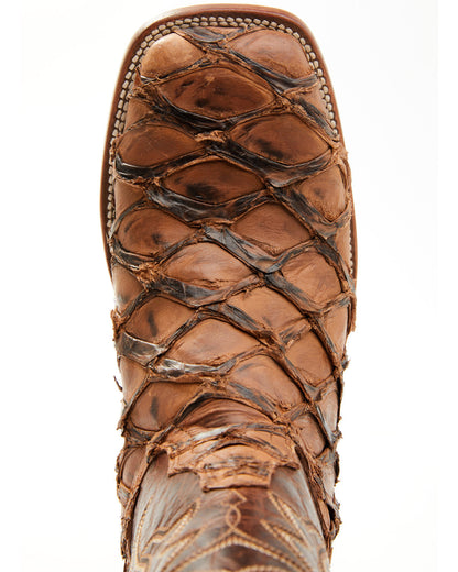Men's Pirarucu Exotic Boots - Broad Square Toe | Cody James Boots|Accessories