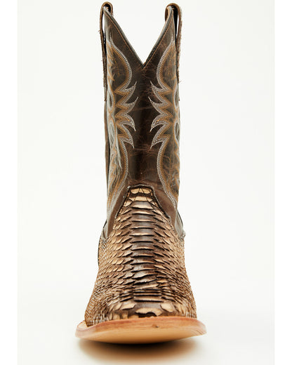 Men's Exotic Python Western Boots - Broad Square Toe | Cody James Boots