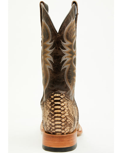 Men's Exotic Python Western Boots - Broad Square Toe | Cody James Boots