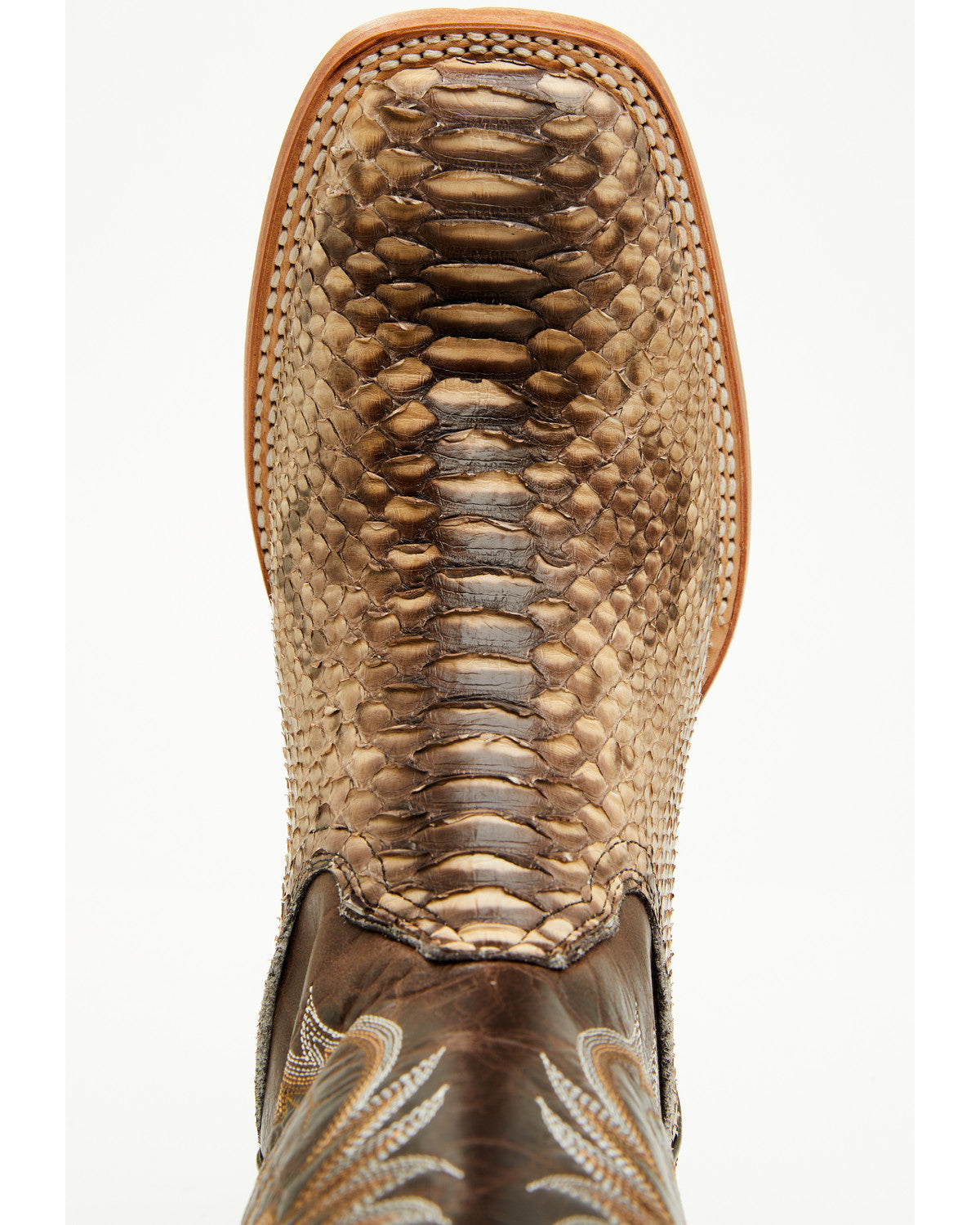 Men's Exotic Python Western Boots - Broad Square Toe | Cody James Boots