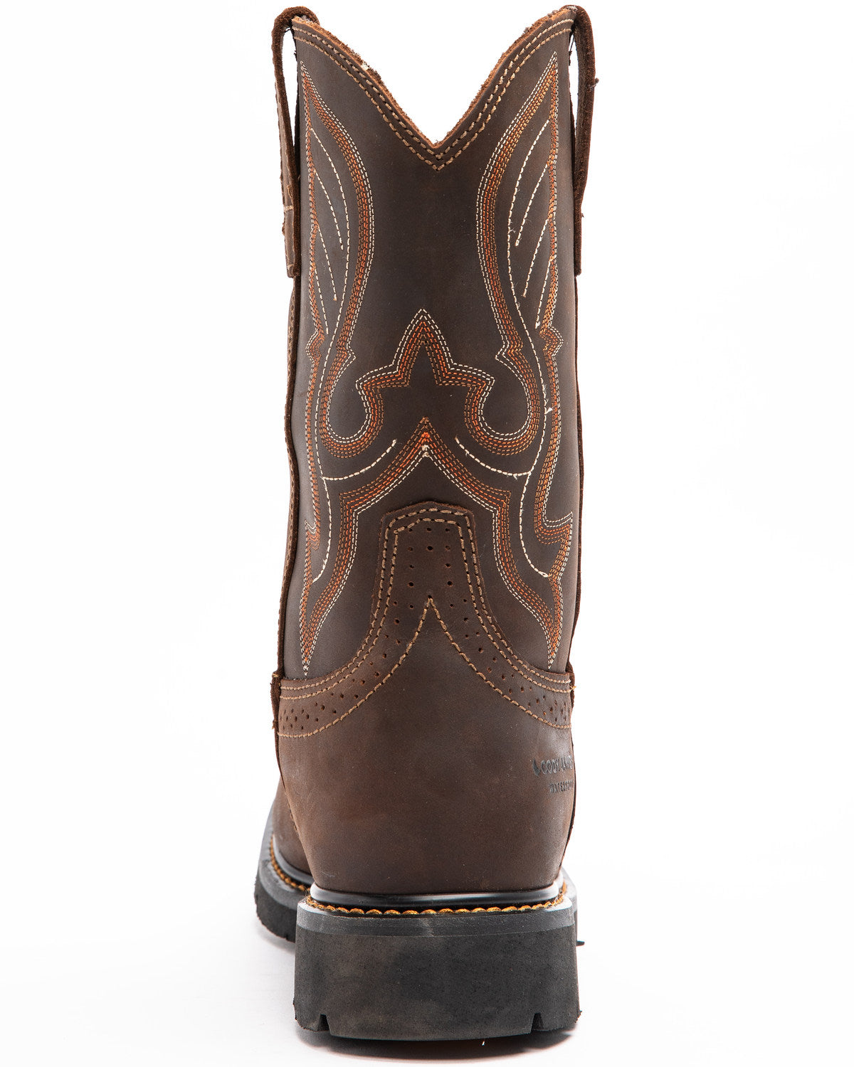 Men's 11" Mustang Saddle Waterproof Western Work Boots - So | Cody James Boots