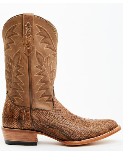Men's Exotic Python Western Boots - Round Toe | Cody James Boots
