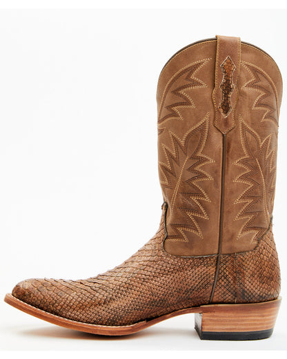 Men's Exotic Python Western Boots - Round Toe | Cody James Boots