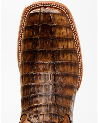 Men's Exotic Caiman Tail Skin Western Boots - Broad Square | Cody James Boots|Accessories