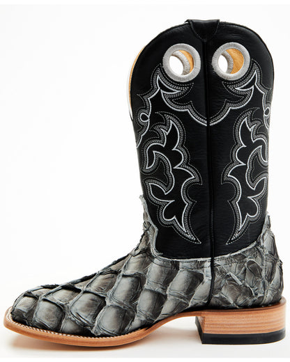 Men's Exotic Pirarucu Western Boots - Broad Square Toe | Cody James Boots|Accessories
